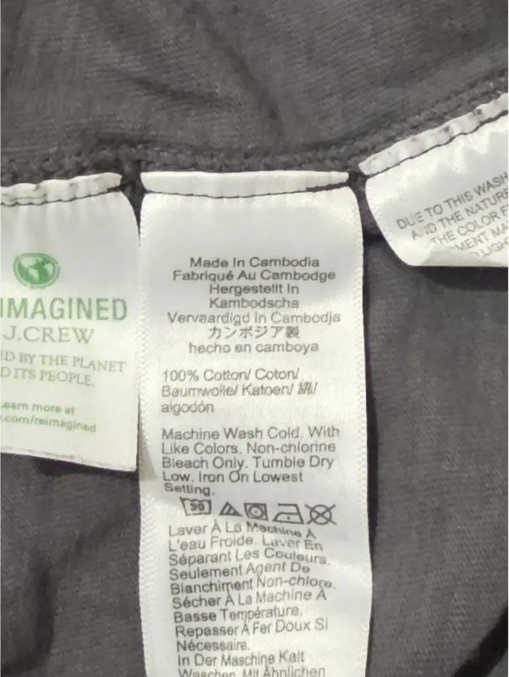 J.Crew Gray Short Sleeve Polo Shirt with Chest Pocket Men's Small